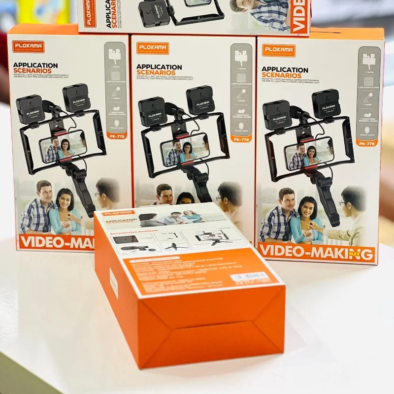 PLOKAMA PK-778 – Kit de Tournage Vidéo Smartphone 6
