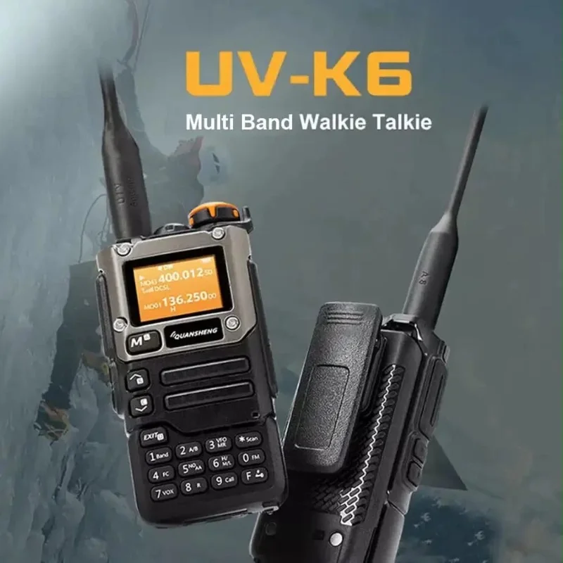 Talkie-Walkie Professionnel QUANSHENG UV-K6 – 200 Canaux 5