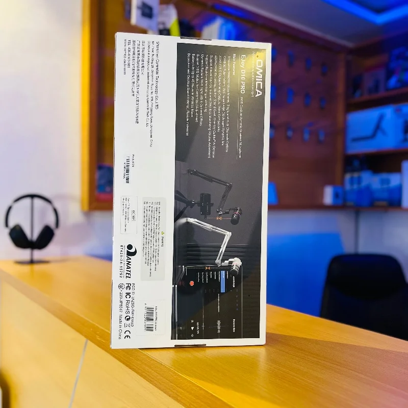 COMICA EJoy D10 Pro – Microphone Dynamique Cardioïde Sans Fil RGB 3