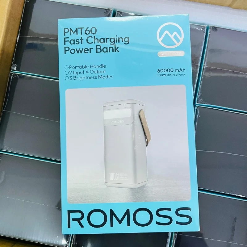 Power Bank ROMOSS PMT60 Fast Charging  – 60000mAh 4