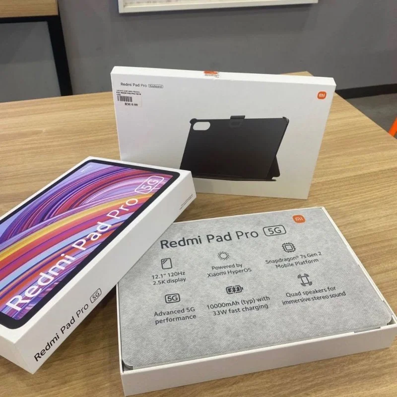 Redmi Pad Pro 5G + Clavier Officiel – 128Go | 6Go RAM 3