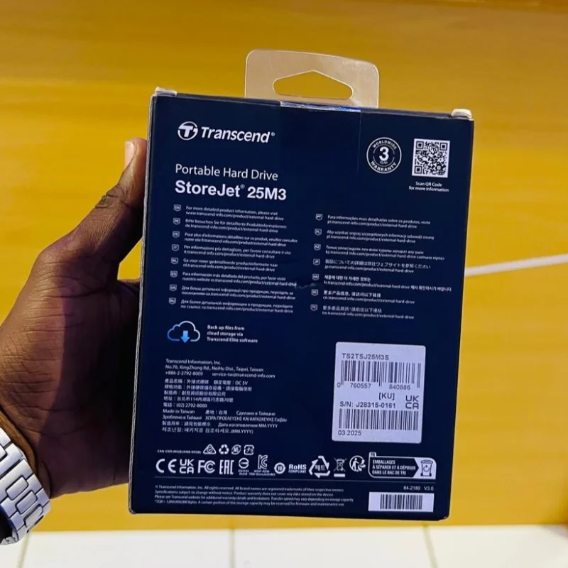 Transcend StoreJet 25M3 – Disque Dur Portable 2 To 3