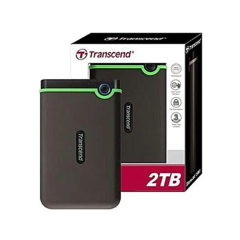 Transcend StoreJet 25M3 – Disque Dur Portable 2 To