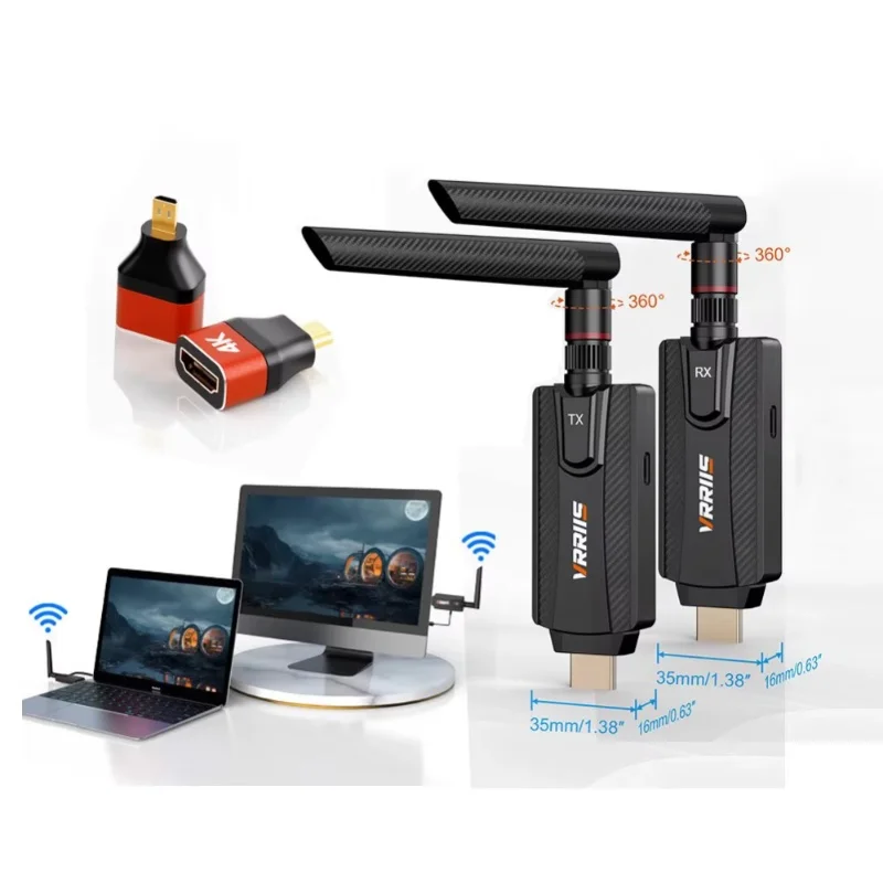 Kit HDMI Sans Fil 200M – Émetteur & Récepteur 2