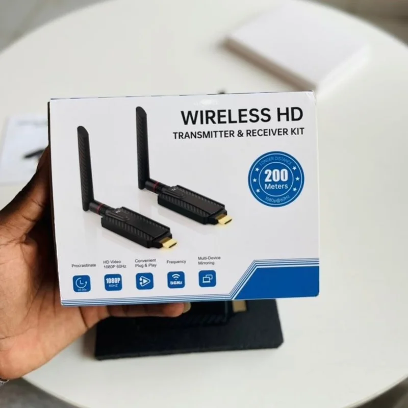 Kit HDMI Sans Fil 200M – Émetteur & Récepteur 3