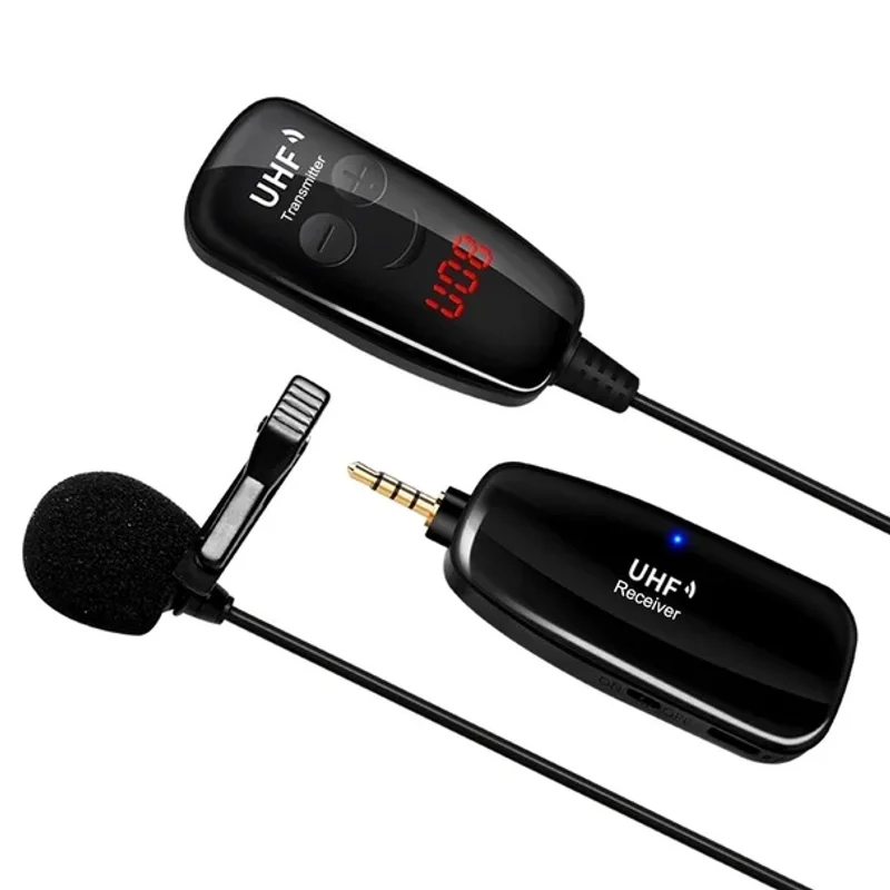Youfes Microphone Cravate Sans Fil UHF 2