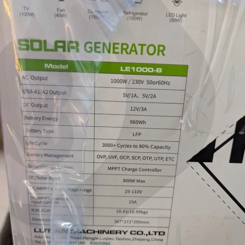 POWER STATION 1000w - Lutian LE1000-B 6