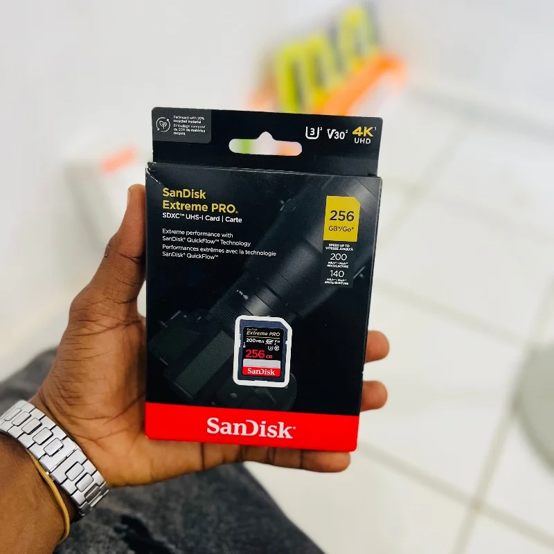Carte SD Sandisk Extrême Pro - 256Gb  3