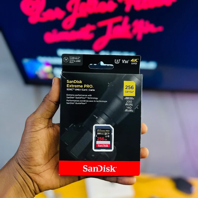 Carte SD Sandisk Extrême Pro - 256Gb 